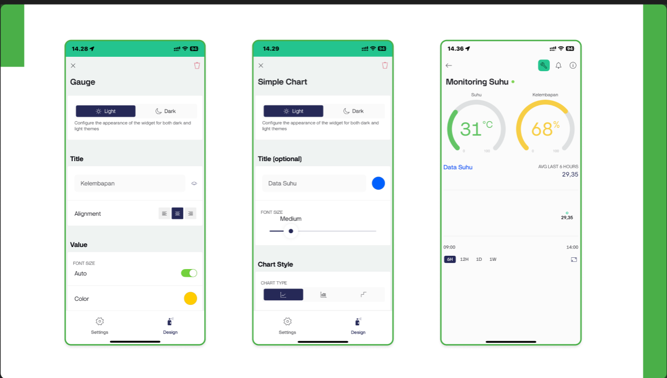 setup Mobile app blynk